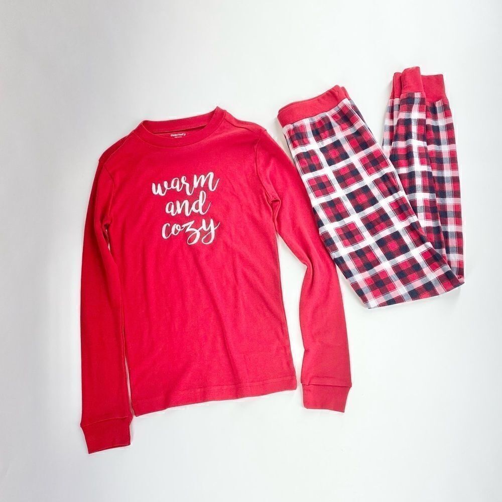 Sleepytime PJs Christmas holiday winter Plaid pajama set 12